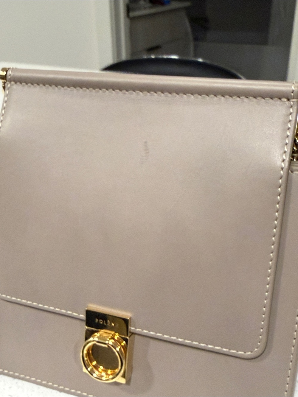 POLENE - Numéro Sept Mini
Taupe Crossbody Bag *SEE photos - Picture 7 of 8